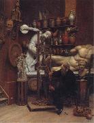 Samuel Butler Mr Heatherley's Holiday:an Incident in Studio Life France oil painting artist